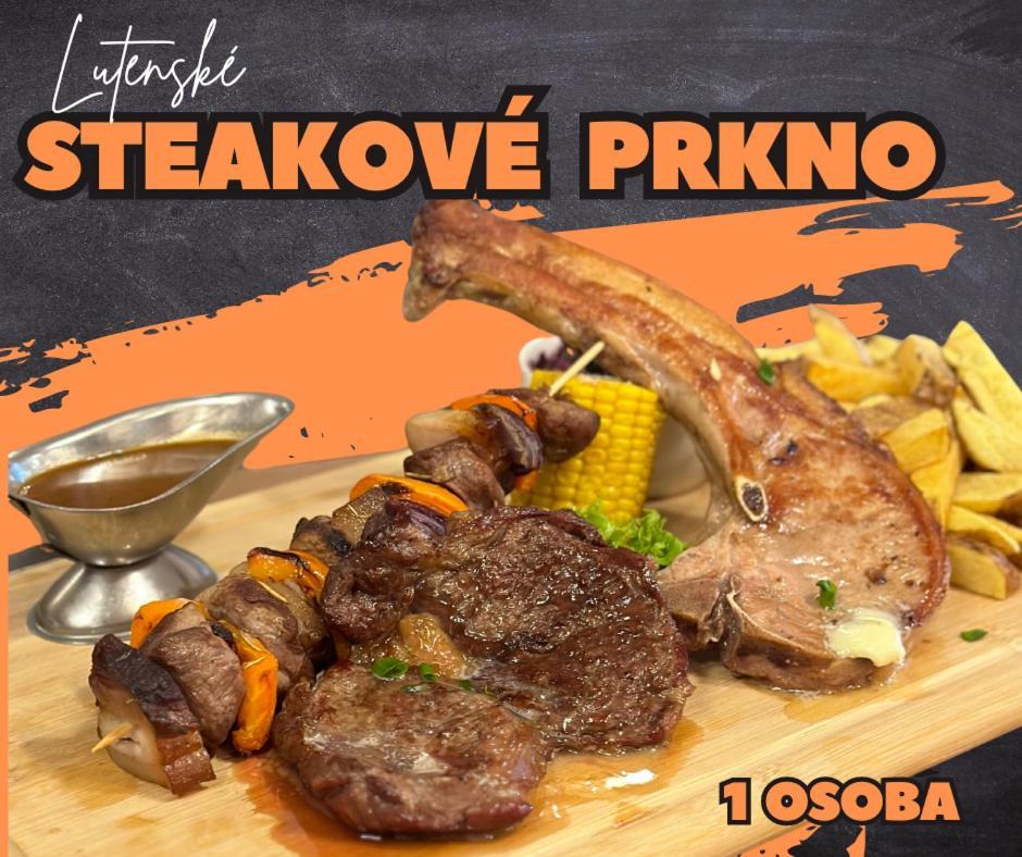 Restaurace A Penzion Lutena Dolni Lutyne Экстерьер фото